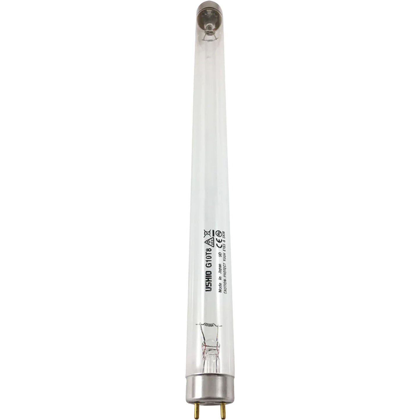Ushio America G10T8 3000006 Low Pressure Mercury Arc UV Lamp, T8 9.5W, G13 Base, 330.0mm, 253.7nm UV-C