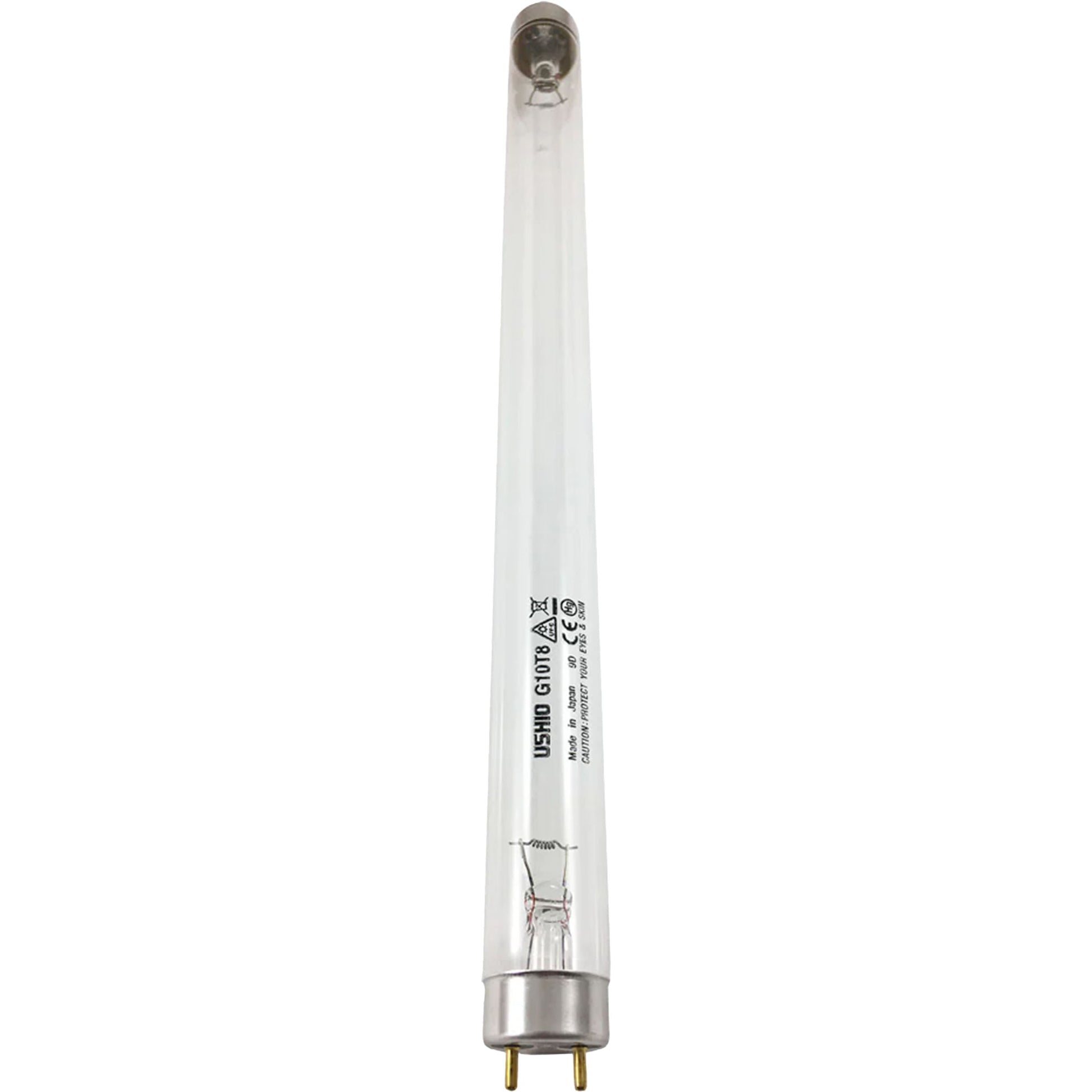 Ushio America G10T8 3000006 Low Pressure Mercury Arc UV Lamp, T8 9.5W, G13 Base, 330.0mm, 253.7nm UV-C