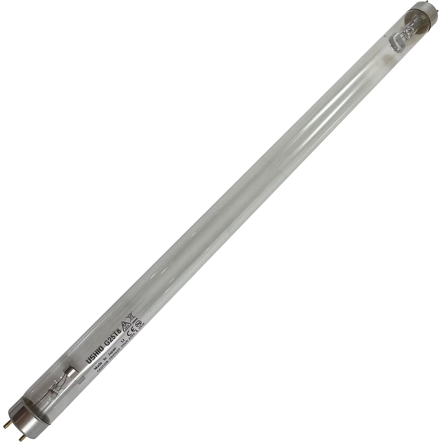 Ushio America G25T8 3000008 Low Pressure Mercury Arc UV Lamp, T8 25W, G13 Base, 436.0mm, 253.7nm UV-C
