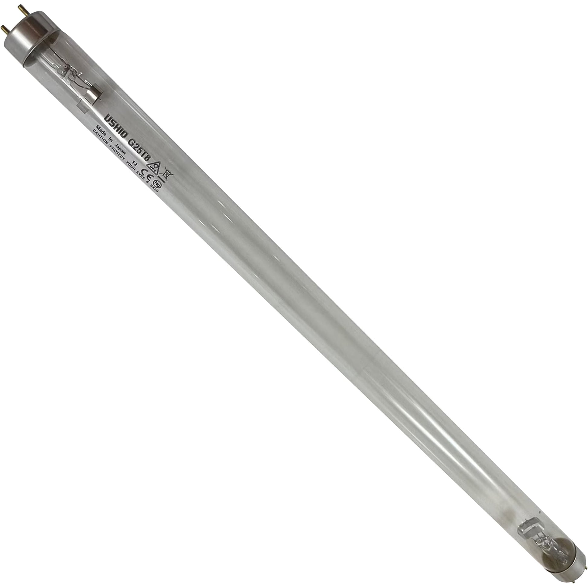 Ushio America G25T8 3000008 Low Pressure Mercury Arc UV Lamp, T8 25W, G13 Base, 436.0mm, 253.7nm UV-C