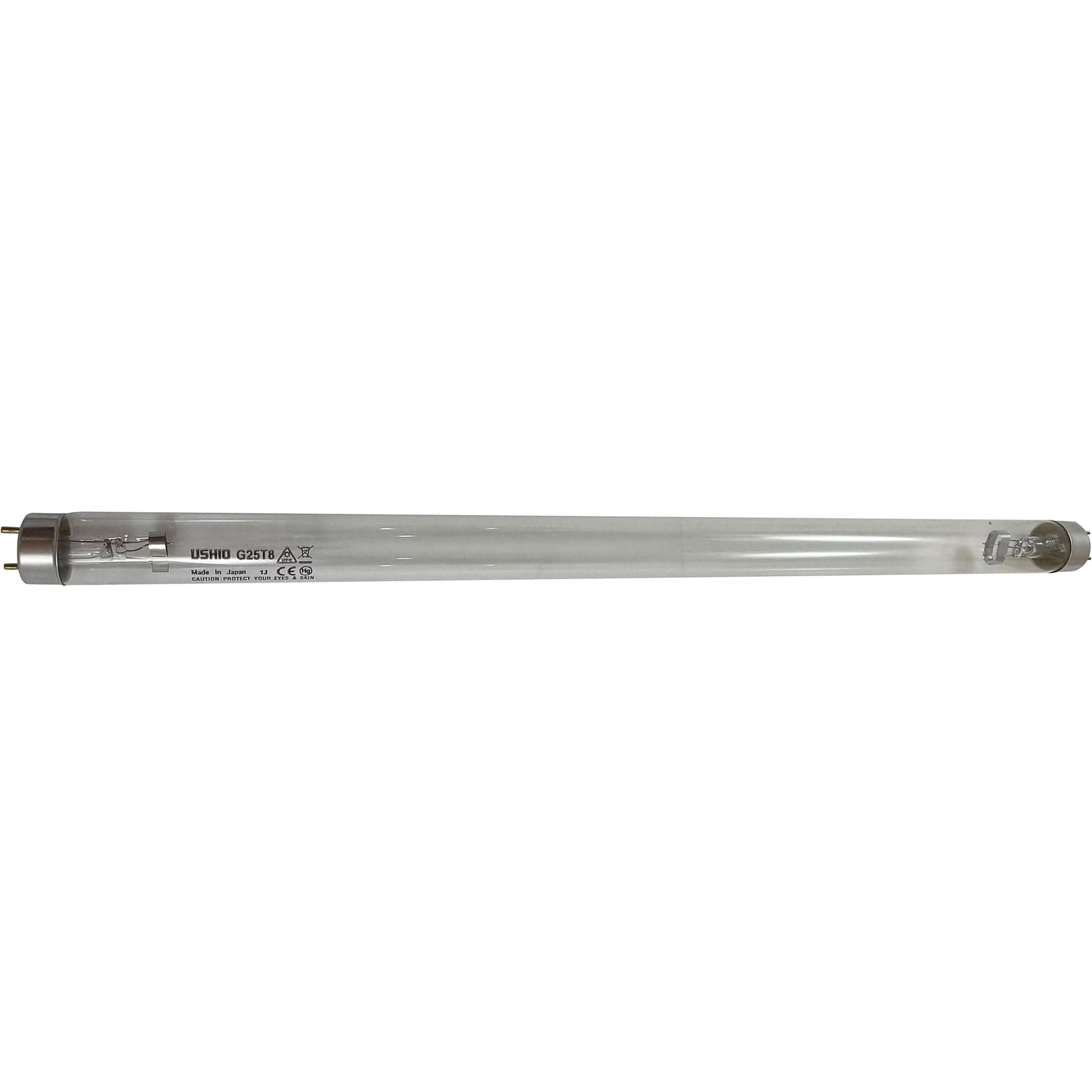 Ushio America G25T8 3000008 Low Pressure Mercury Arc UV Lamp, T8 25W, G13 Base, 436.0mm, 253.7nm UV-C