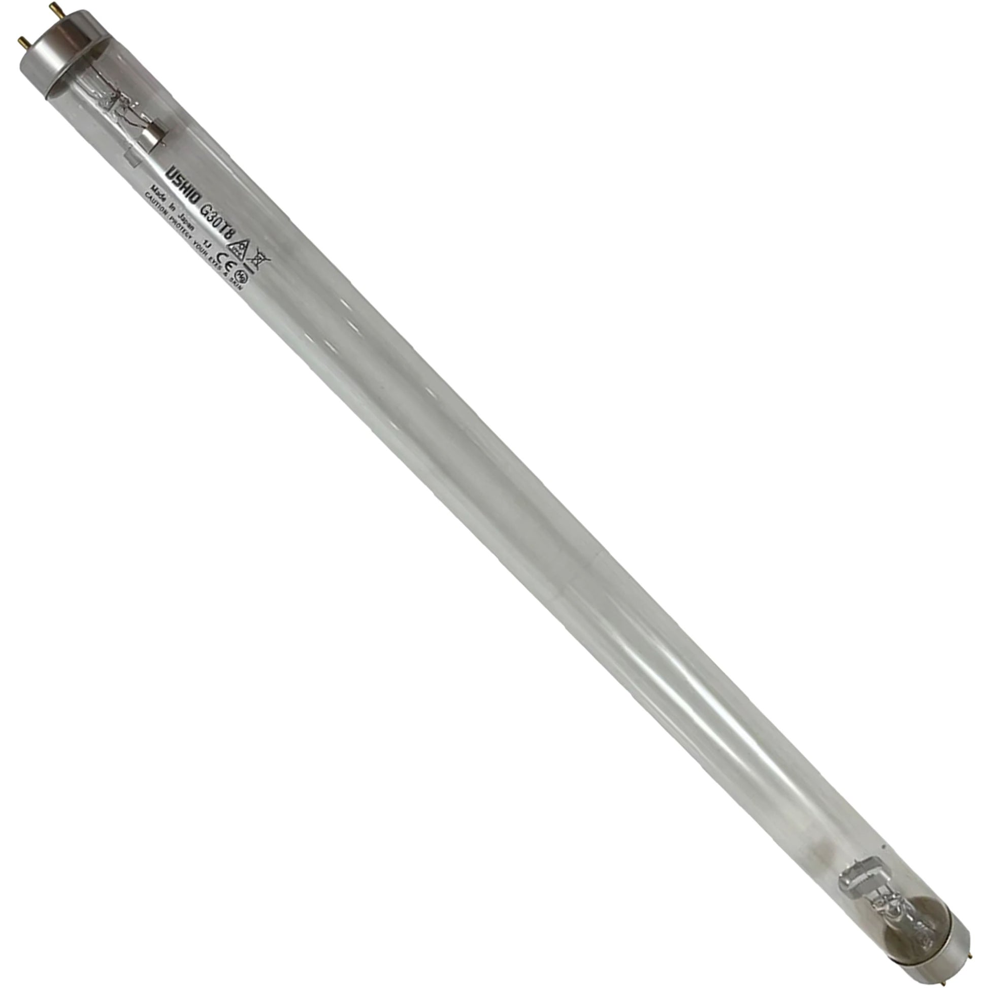 Ushio America G30T8 3000009 Low Pressure Mercury Arc UV Lamp, T8 30.5W, G13 Base, 893.0mm, 253.7nm UV-C