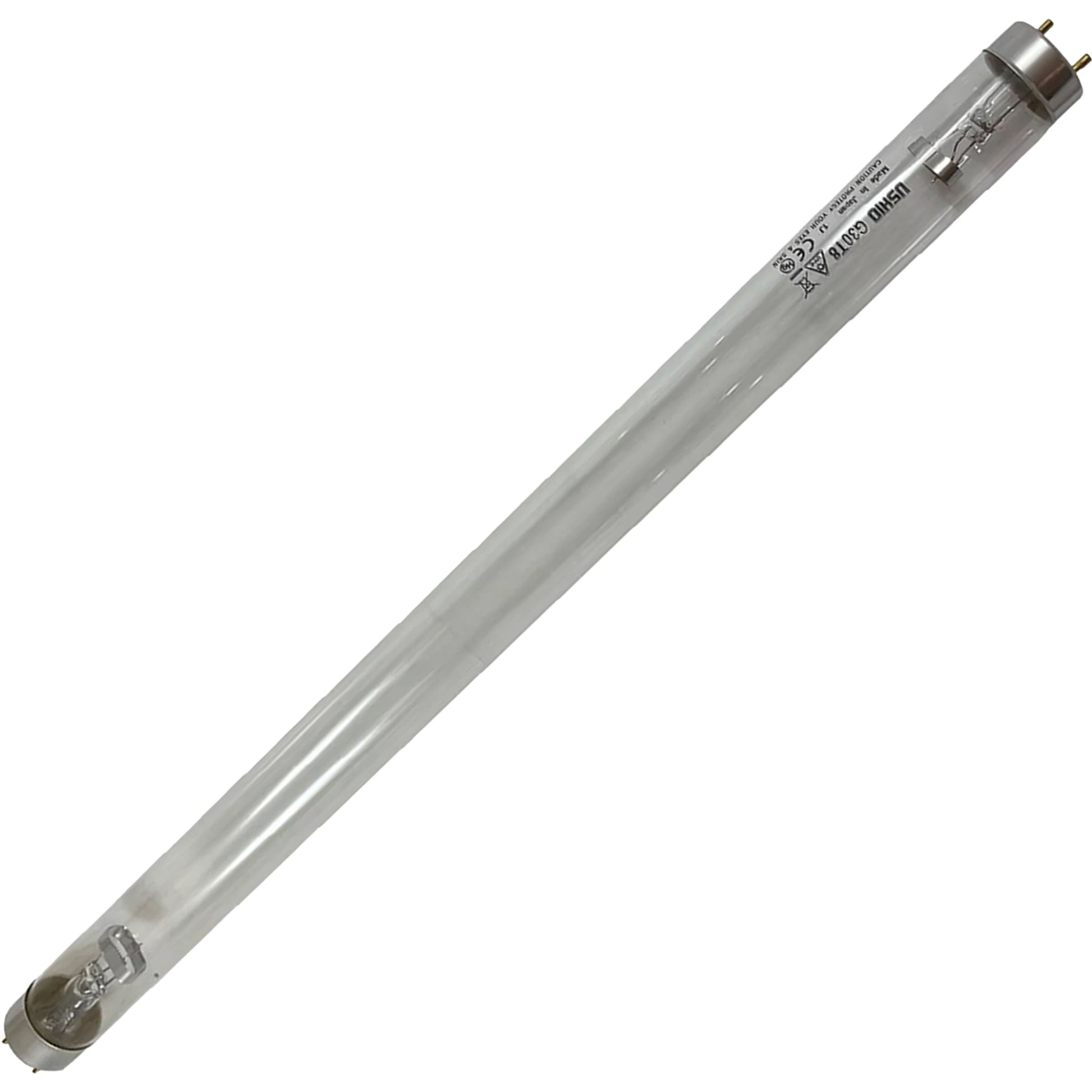 Ushio America G30T8 3000009 Low Pressure Mercury Arc UV Lamp, T8 30.5W, G13 Base, 893.0mm, 253.7nm UV-C