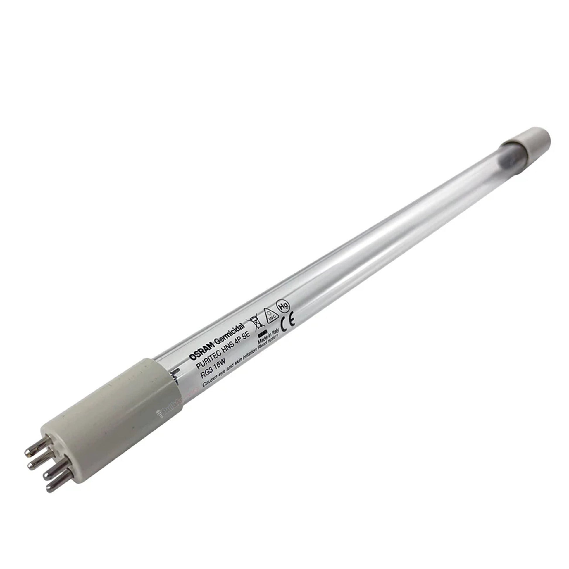 Ushio America G16T5 3000311 Low Pressure Mercury Arc UV Lamp, T5 16W, G5 Base, 287.0mm, 253.7nm UV-C