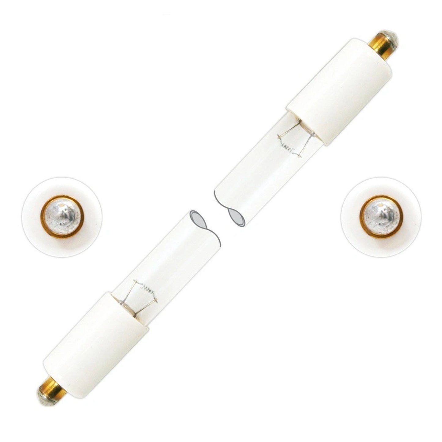 Ushio America G64T5L 3000313 Low Pressure Mercury Arc UV Lamp, T5 65W, Single Pin Base, 1553.6mm, 253.7nm UV-C