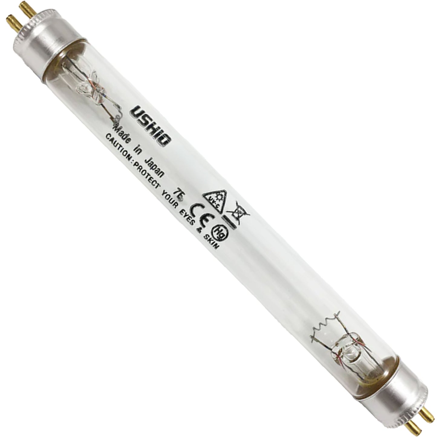 Ushio America G64T5L 3000313 Low Pressure Mercury Arc UV Lamp, T5 65W, Single Pin Base, 1553.6mm, 253.7nm UV-C