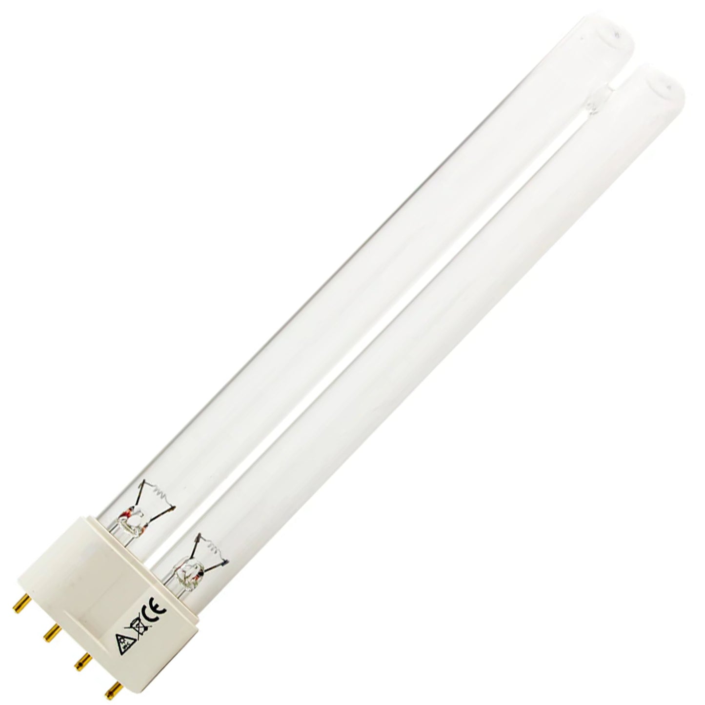 Ushio America GPL18K 3000324 Low Pressure Mercury Arc UV Lamp, T6 18W, 2G11 Base, 225.0mm, 253.7nm UV-C