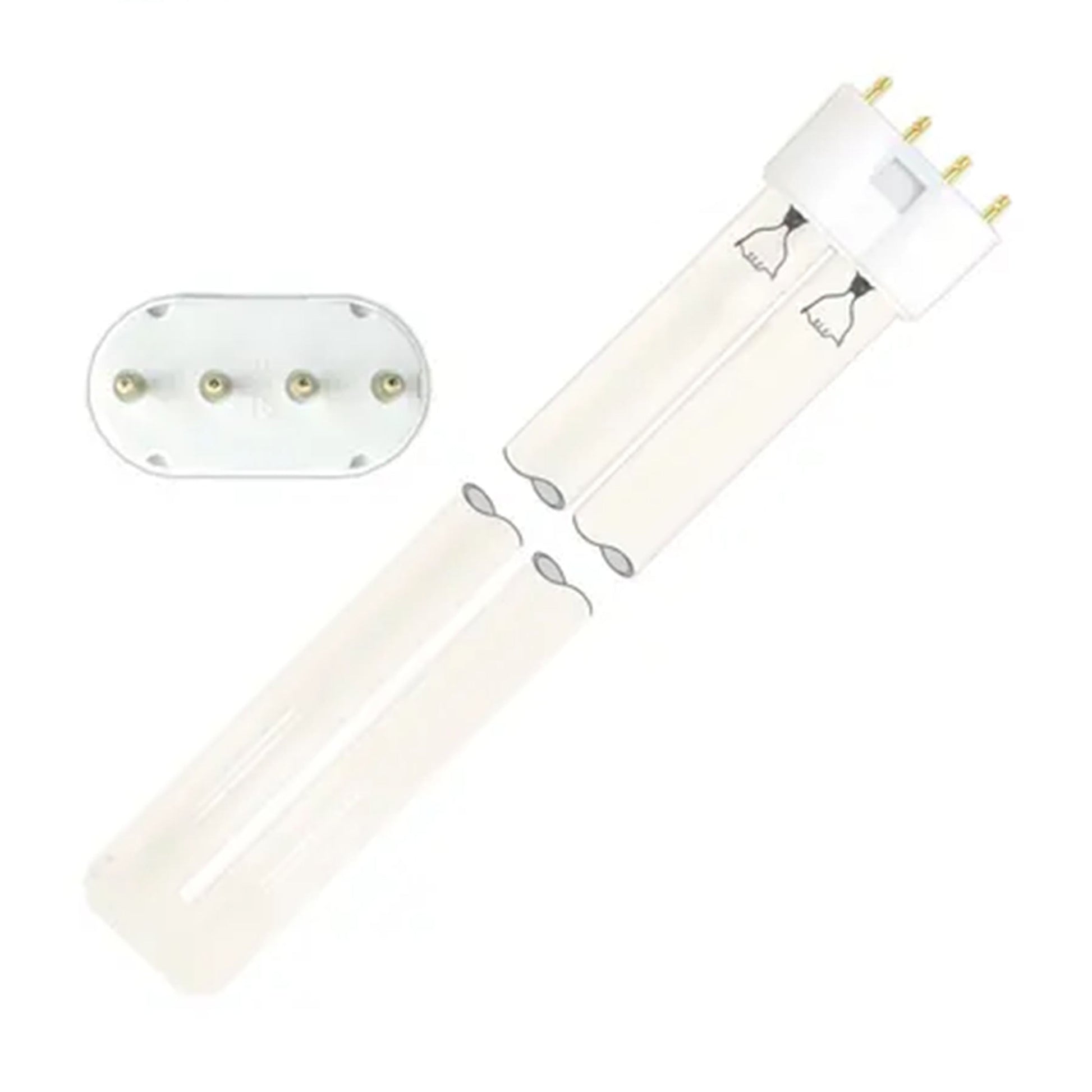Ushio America GPL18K 3000324 Low Pressure Mercury Arc UV Lamp, T6 18W, 2G11 Base, 225.0mm, 253.7nm UV-C