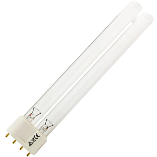 Ushio America GPL36K 3000339 Low Pressure Mercury Arc UV Lamp, T6 36W, 2G11 Base, 415.0mm, 253.7nm UV-C