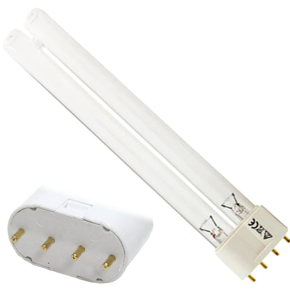 Ushio America GPL36K 3000339 Low Pressure Mercury Arc UV Lamp, T6 36W, 2G11 Base, 415.0mm, 253.7nm UV-C