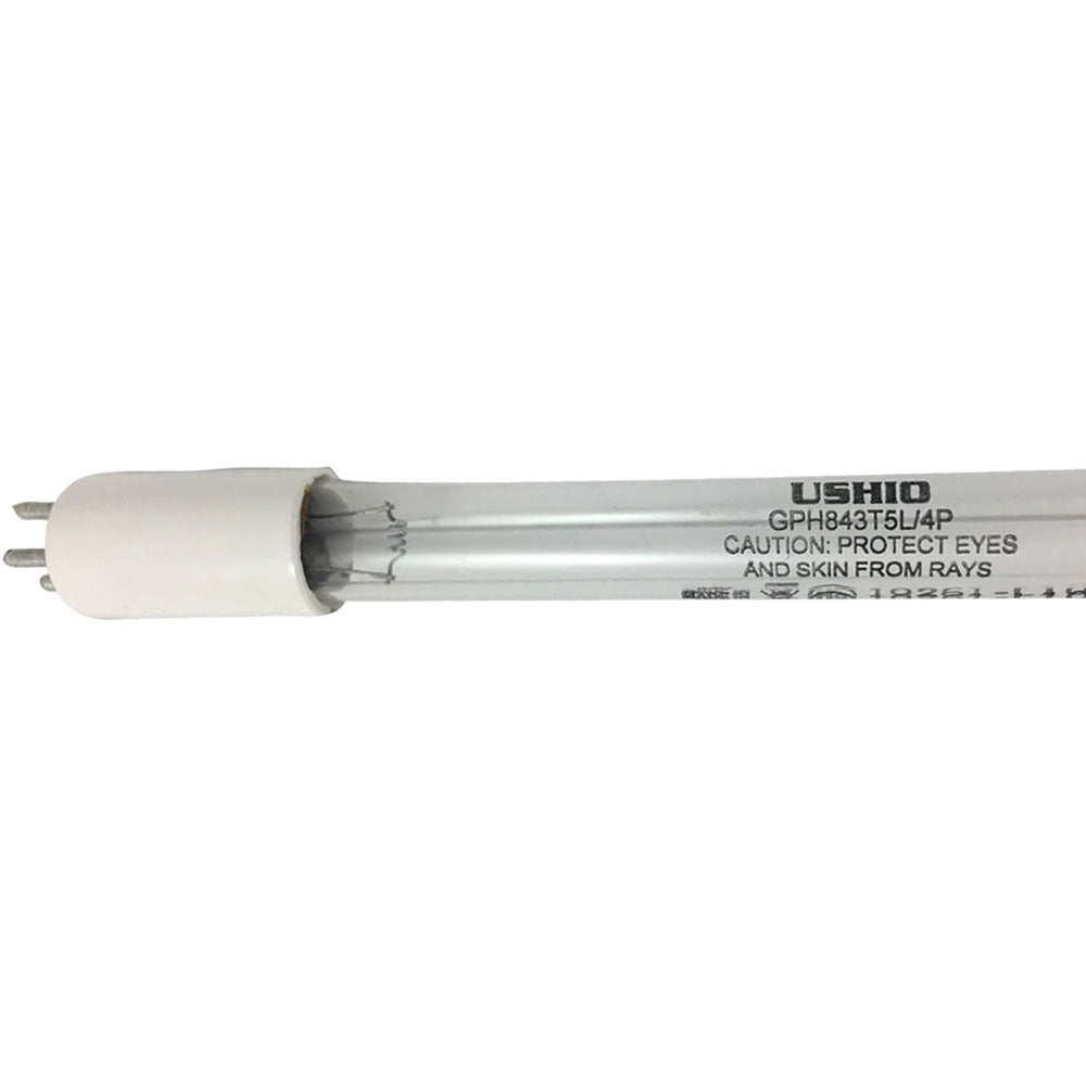 Ushio America GPH36T5L/4P 3000343 Low Pressure Mercury Arc UV Lamp, T5 39W, 4-Pin Base, 846.0mm, 253.7nm UV-C