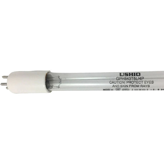 Ushio America GPH36T5L/4P 3000343 Low Pressure Mercury Arc UV Lamp, T5 39W, 4-Pin Base, 846.0mm, 253.7nm UV-C