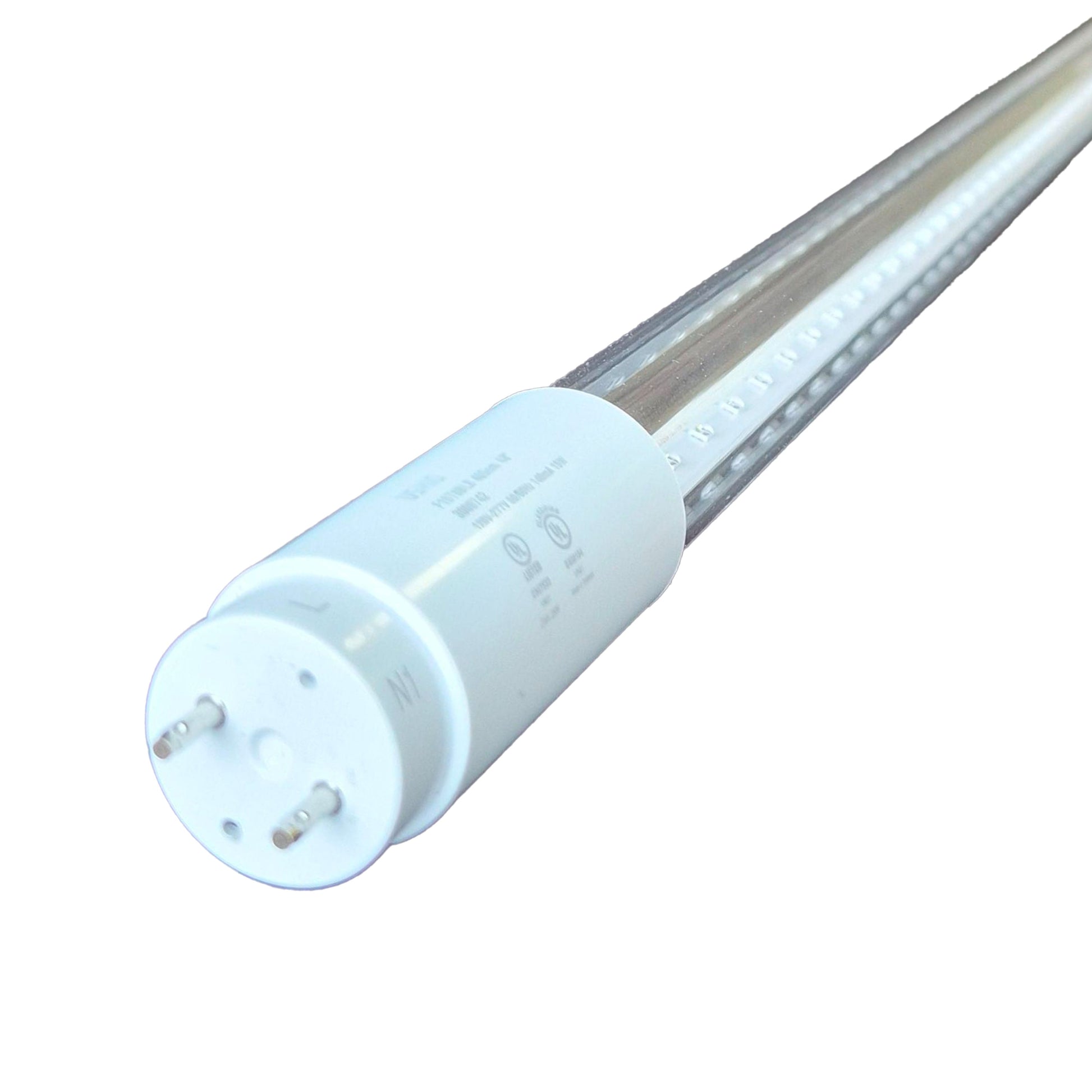 Ushio Indiglow LED T8 Black Light Blacklight bulbs Universal 48" Tube, 15W, 405nm, Ballast Compatible or Bypass, 120–277V - 3000742