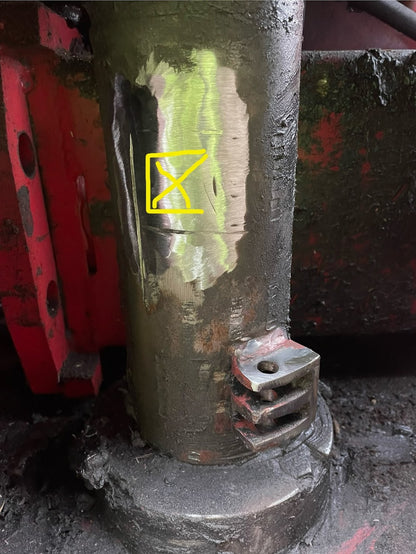 Replacement Anchor Clevis Drive Chain attachment point for Metavic Log Loaders (must be mounted to center mast)
