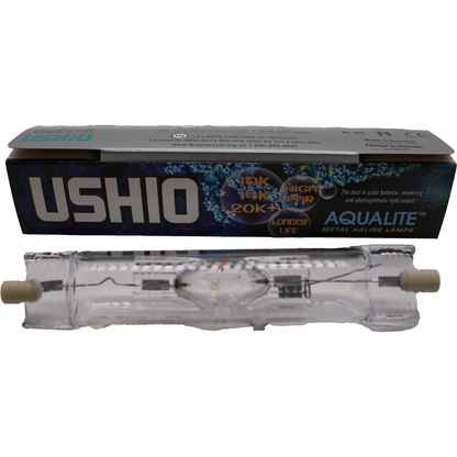 Ushio UHI-150AQ/20+ 150W Aqualite Metal Halide Lamps for Reef Systems and Marine Aquariums - 5001588-10 pack