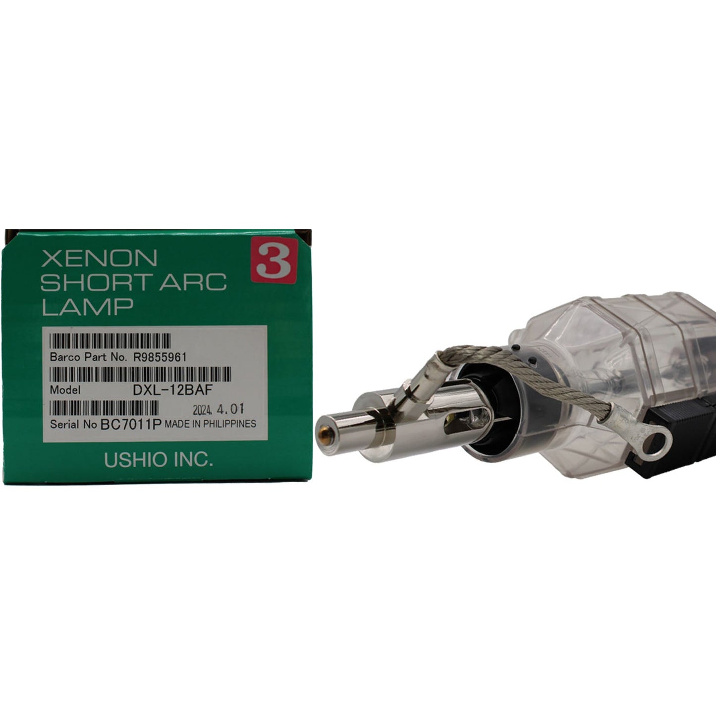 Barco R9855961 1200W Xenon Cinema Lamp, 3500 Hr, Fits Barco DP2K/DP4K & DP Series - 5002117