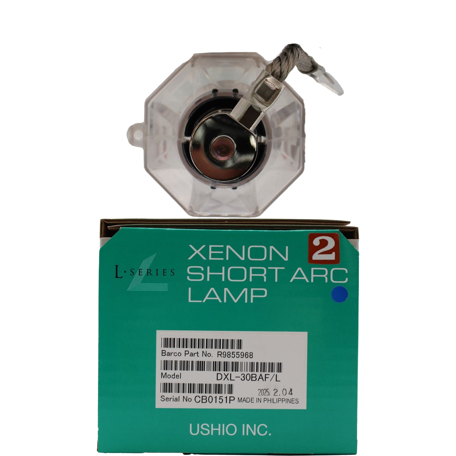 Ushio 2800W 1700 Hour Xenon L Series Lamp for DP2K-15C