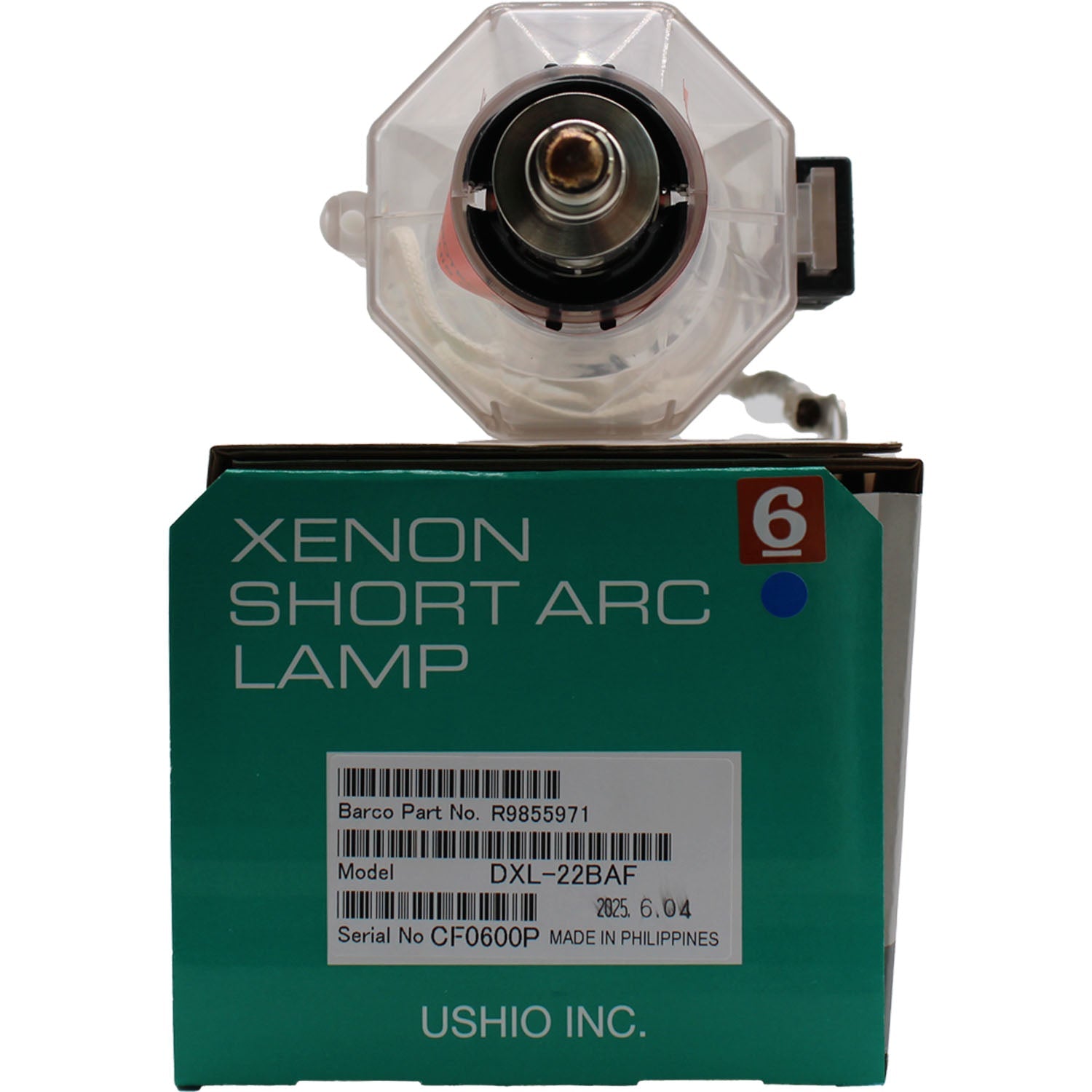 Ushio 2200W 2000 Hour Digital Xenon Lamp for DP2K-12C