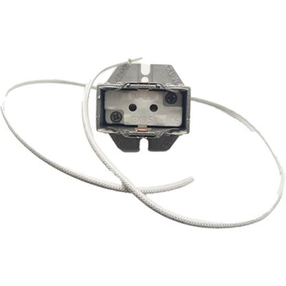 GX9.5 GY9.5 Lamp Holder M-123 - High Power 1200W Stage Light Socket, Heat Resistant Lamp Base for Moving Head, Xenon, and Halogen Lamps with 30cm Cable, Aluminum Alloy Shell - 250V 8A