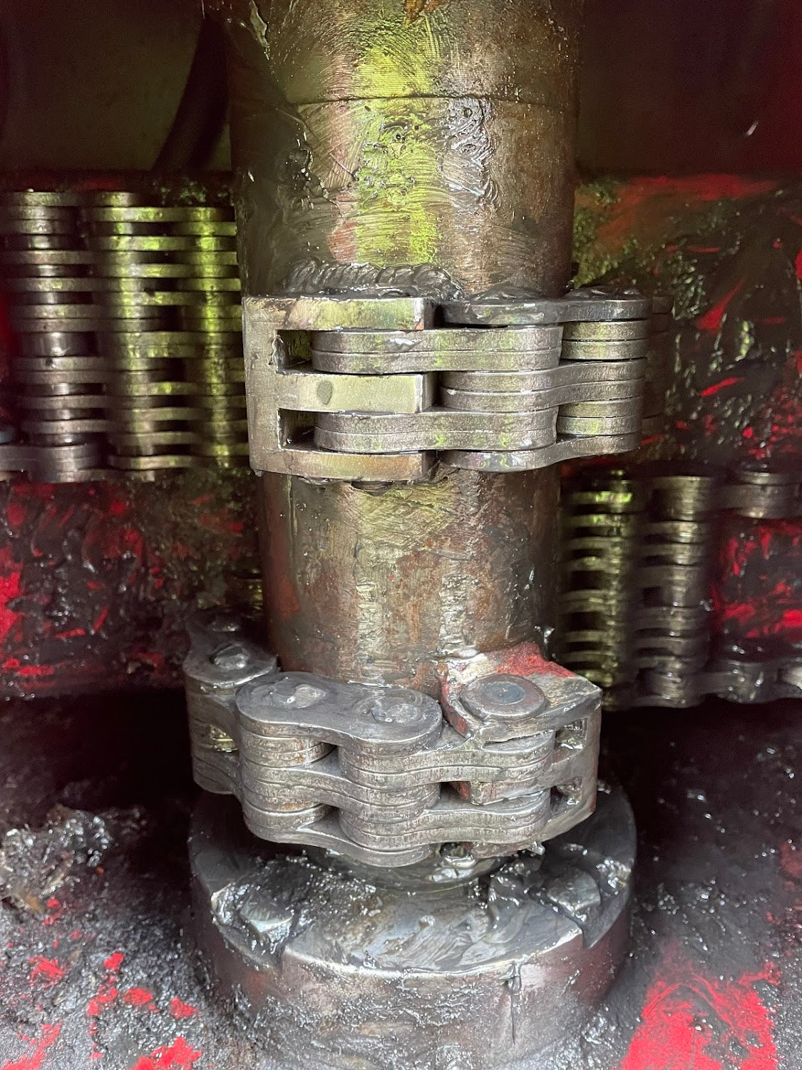 Replacement Anchor Clevis Drive Chain attachment point for Metavic Log Loaders (must be mounted to center mast)