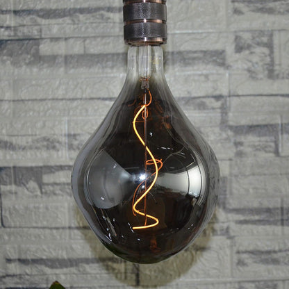 A165S Oversized Vintage LED Edison Bulb, Smoke Decorative E26 Dimmable 7W, 350 Lumens, Warm White 2200K, 1 Pack