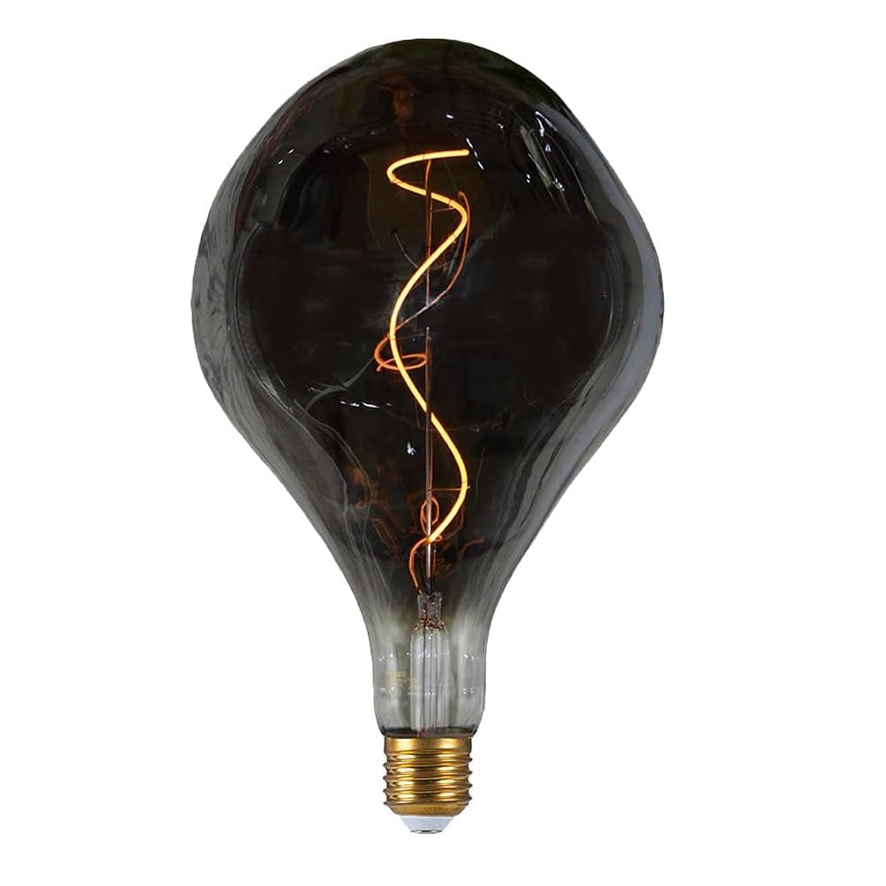 A165S Oversized Vintage LED Edison Bulb, Smoke Decorative E26 Dimmable 7W, 350 Lumens, Warm White 2200K, 1 Pack