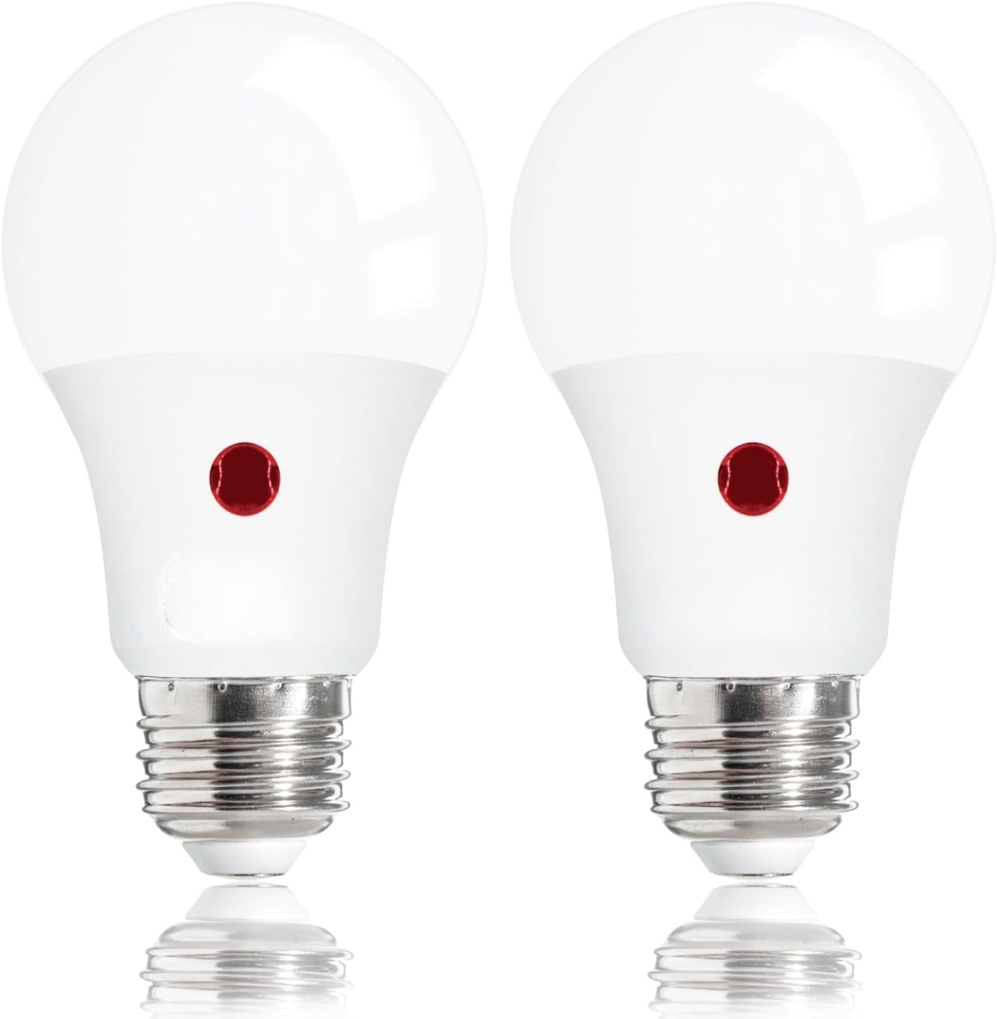 Dusk to Dawn Outdoor Sensor A19 LED Edison Bulbs, 9W (60W Eqv.), 800LM,Vintage Filament E26 Base, Auto On/Off Photocell Automatic for Energy-Efficient Outdoor Lighting, 2700K Warm White, 2 Pack