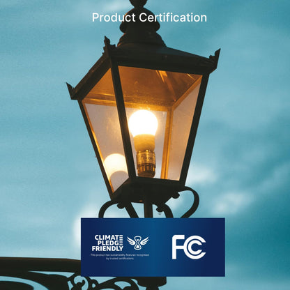 Dusk to Dawn Outdoor Sensor A19 LED Edison Bulbs, 9W (60W Eqv.), 800LM,Vintage Filament E26 Base, Auto On/Off Photocell Automatic for Energy-Efficient Outdoor Lighting, 2700K Warm White, 2 Pack