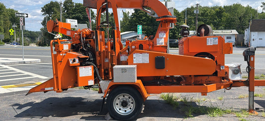 2022 Bandit 19XPC brush chipper, side view — Foxboro, MA