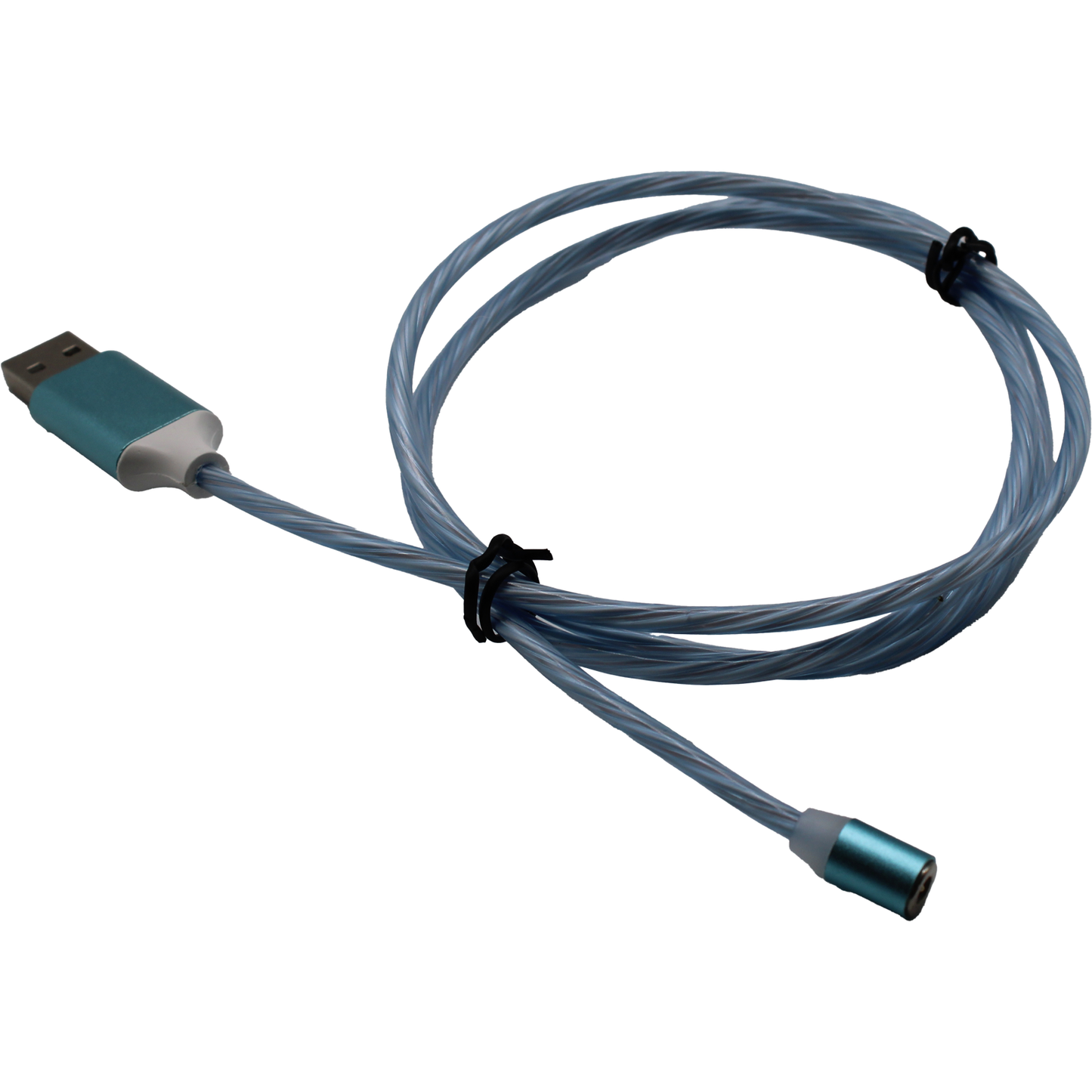 Flowing LED Charging Cables with Quick Disconnect Magnetic Tips for Smart Phones, Tablets, and More!