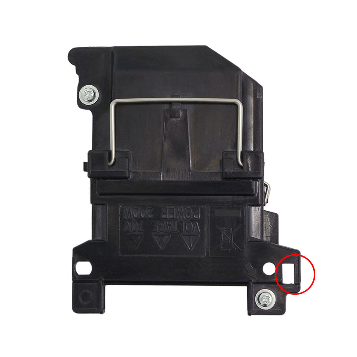 3M X62 Replacement Projector Lamp with Original Osram Bulb and Housing - view 8
