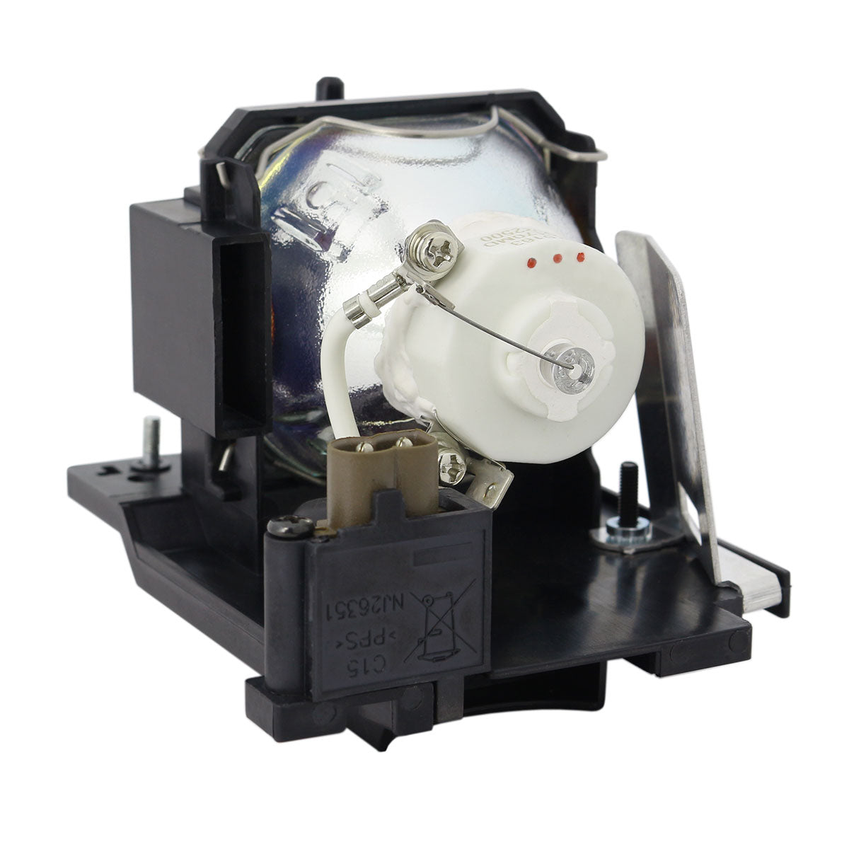Hitachi ED-D11N Replacement Projector Lamp with Original Ushio Bulb and Housing - view 6