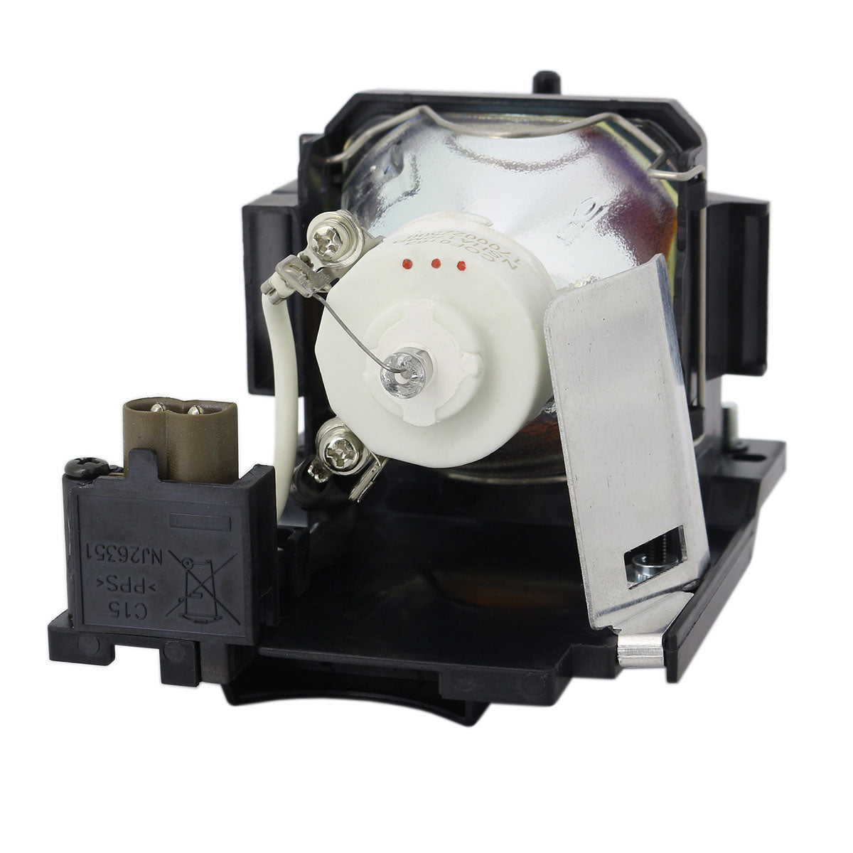 Hitachi ED-D11N Replacement Projector Lamp with Original Ushio Bulb and Housing - view 7