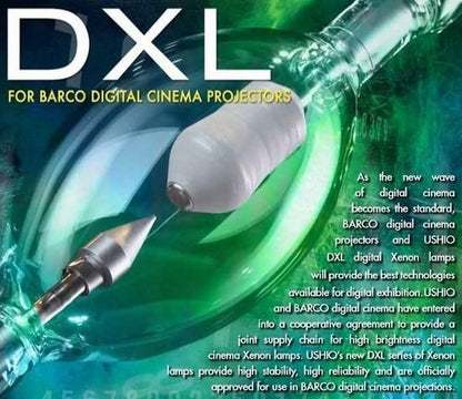 Ushio R9855939 4000W Xenon Digital Cinema Lamp, 1000 Hr, Fits Barco DP2K/DP4K-32B - 5002085