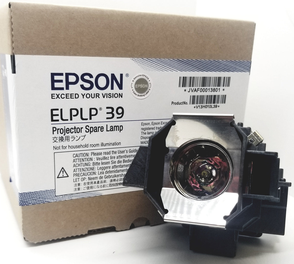 Epson ELPHC100 Genuine OEM Replacement Projector Lamp & Housing