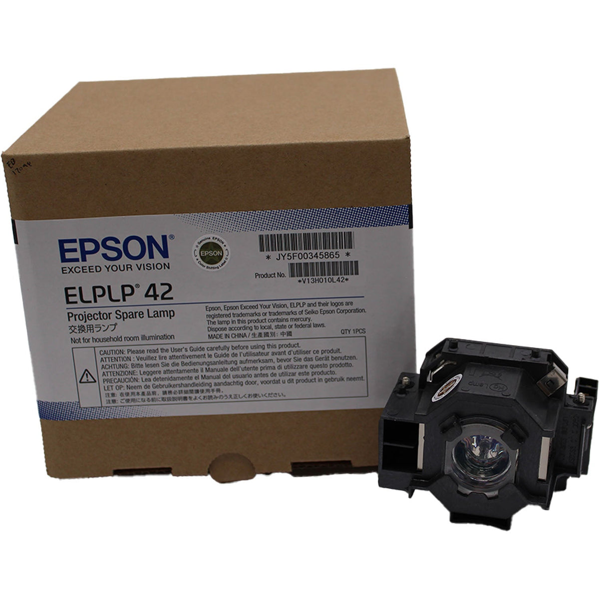 Epson EX30 Replacement Projector Lamp with Original Osram Bulb and Housing - view 3