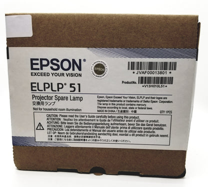 Epson V13H010L51 Genuine OEM Replacement Projector Lamp & Housing