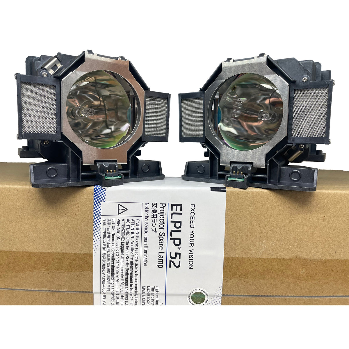 Epson Powerlite Pro Z8000WUNL Replacement Projector Lamp with Original Ushio Bulb and Housing - view 3