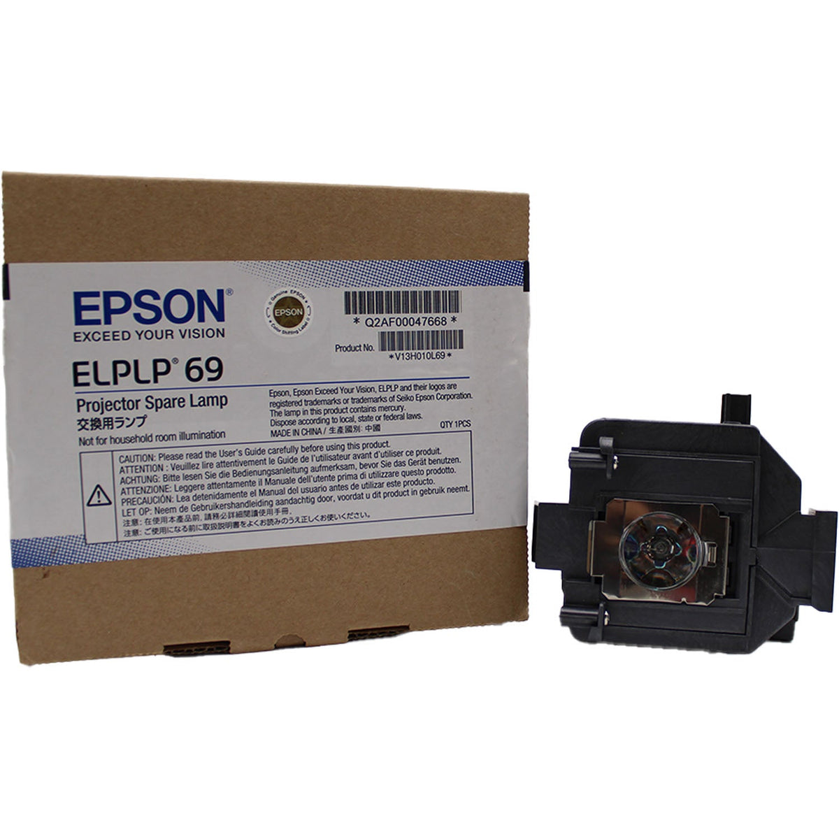 Epson Powerlite HC 5020UB Replacement Projector Lamp with Original Osram Bulb and Housing - view 3