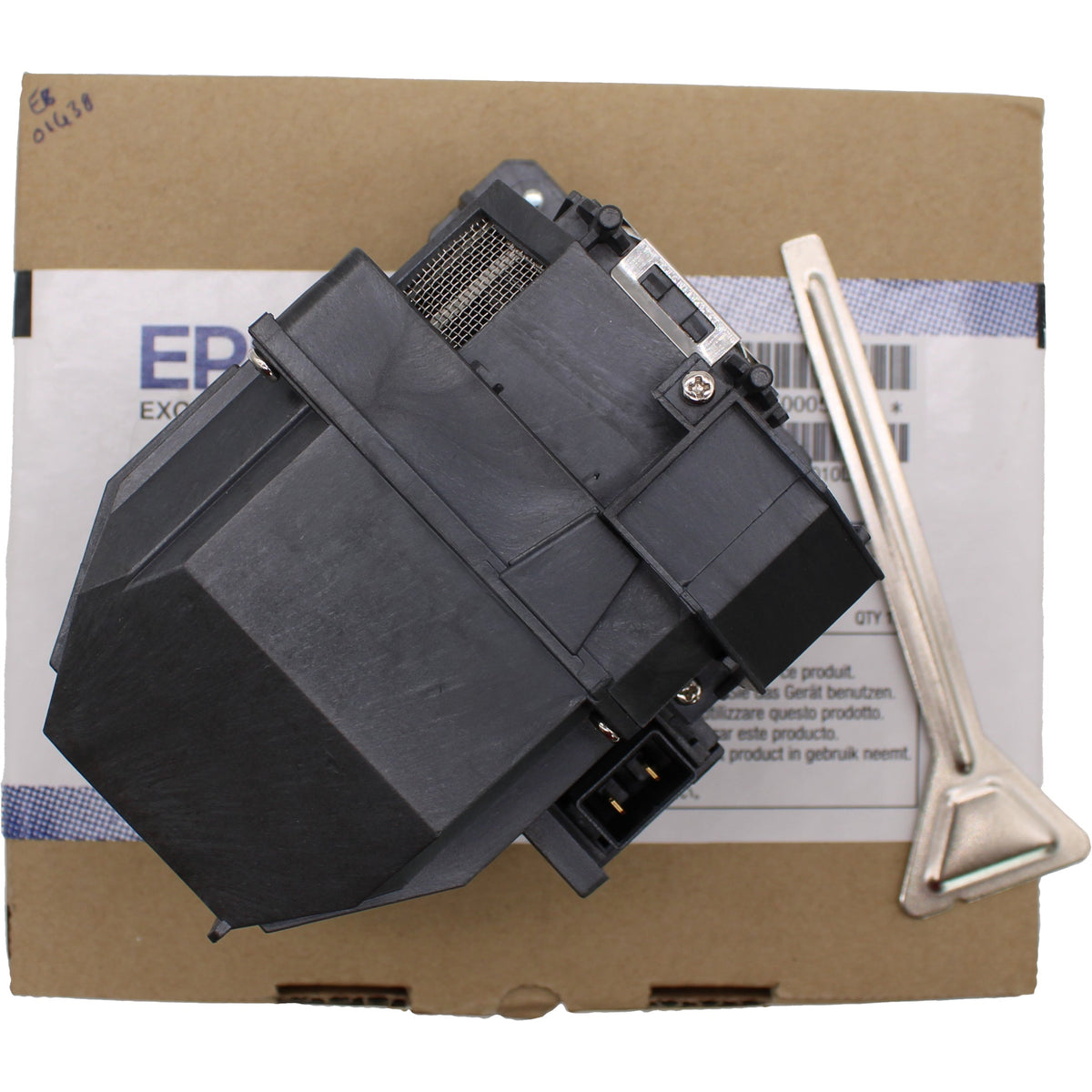 Epson EB-480i Replacement Projector Lamp with Original Phoenix Bulb and Housing - view 5