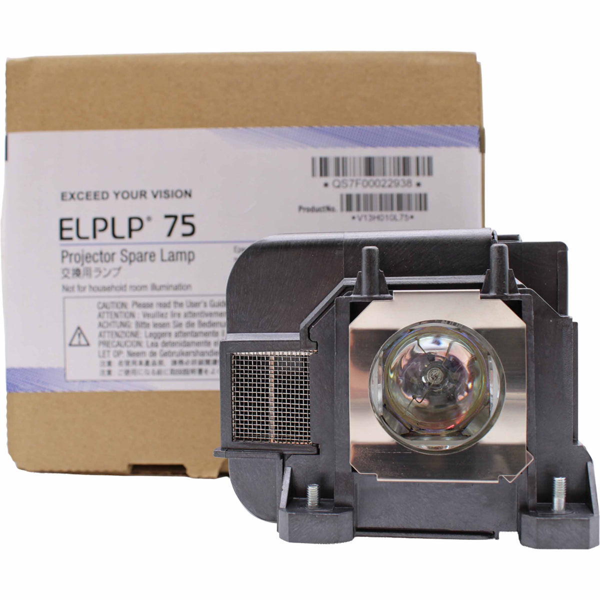Epson Powerlite 1965 Replacement Projector Lamp with Original Osram Bulb and Housing - view 4