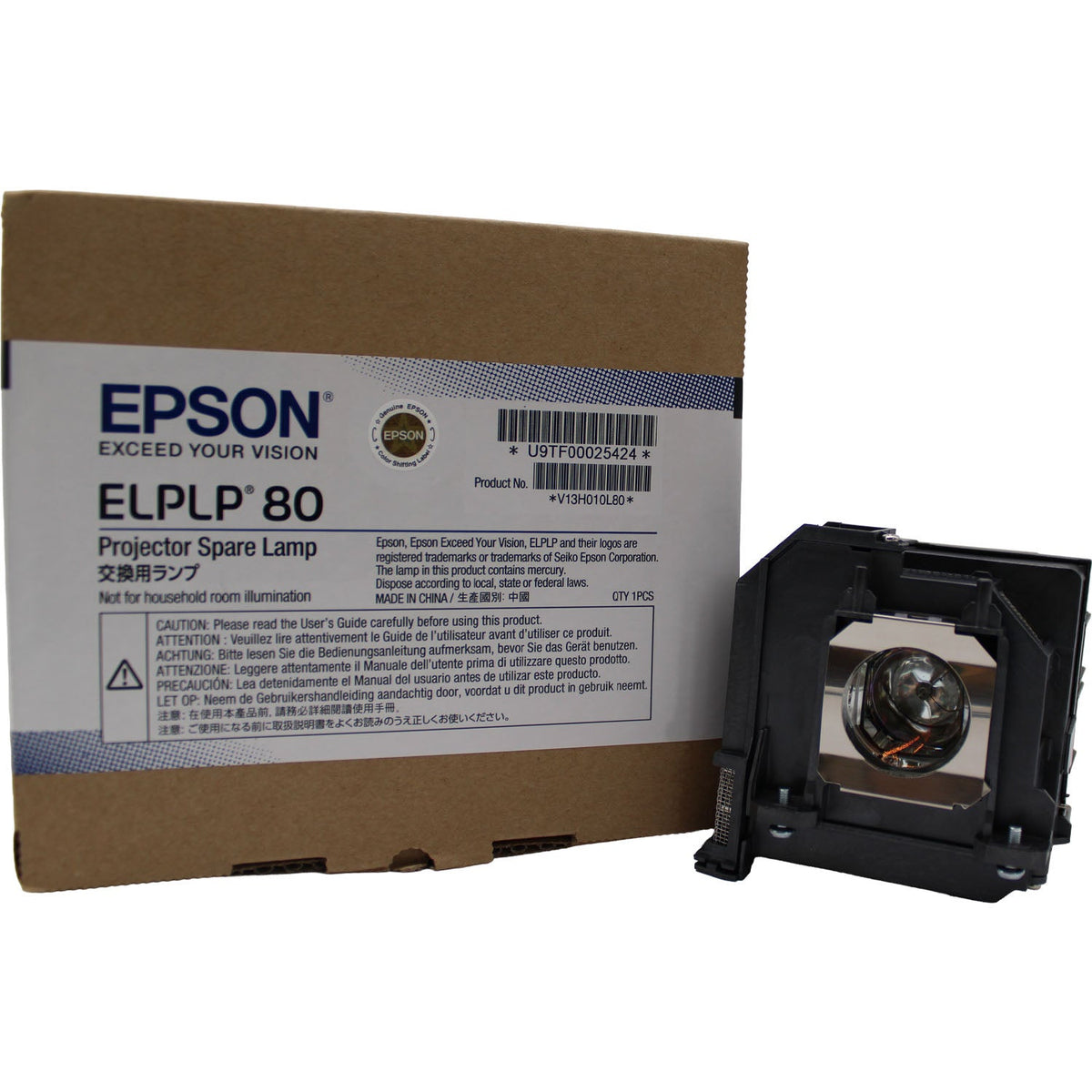 Epson EB-1420WT Replacement Projector Lamp with Original Osram Bulb and Housing - view 3