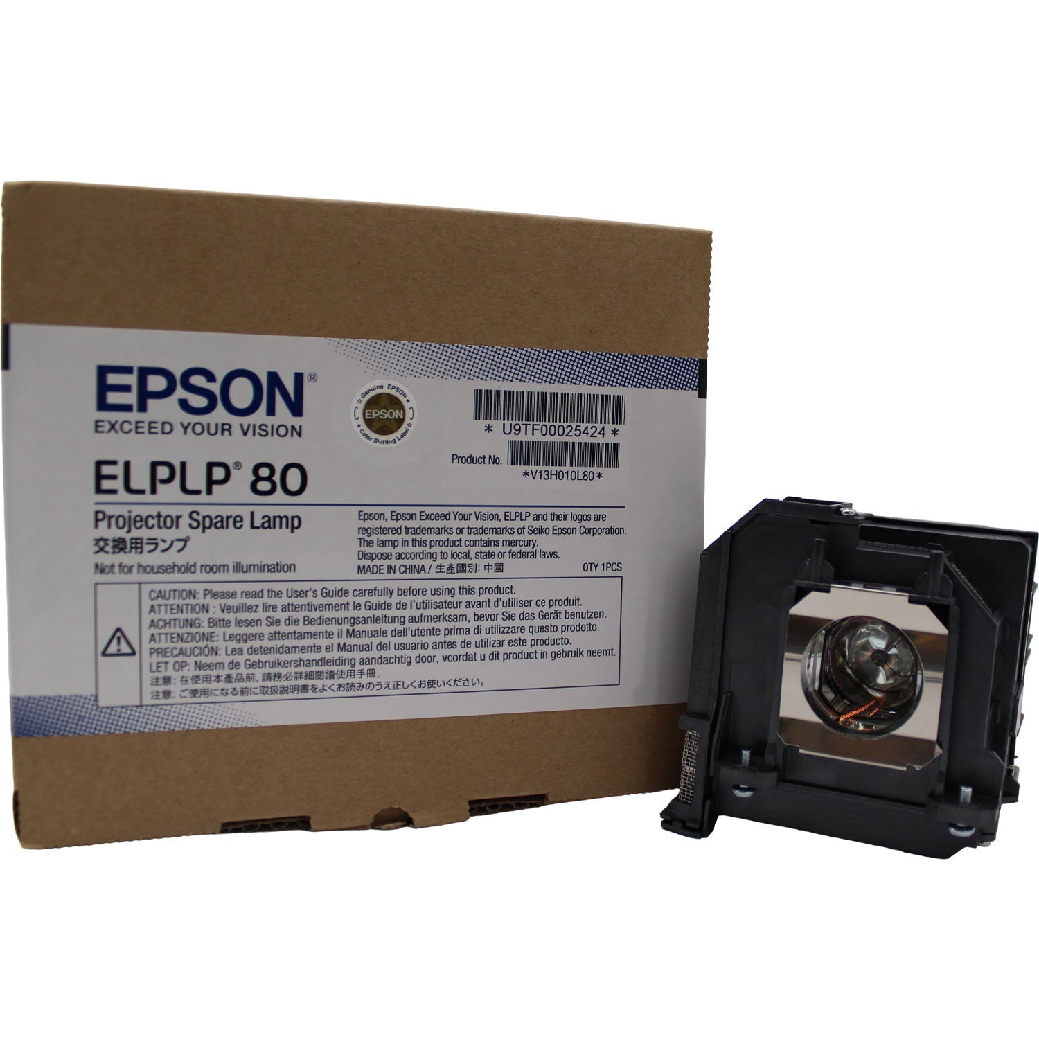 Epson 585Wi Genuine OEM Replacement Projector Lamp & Housing