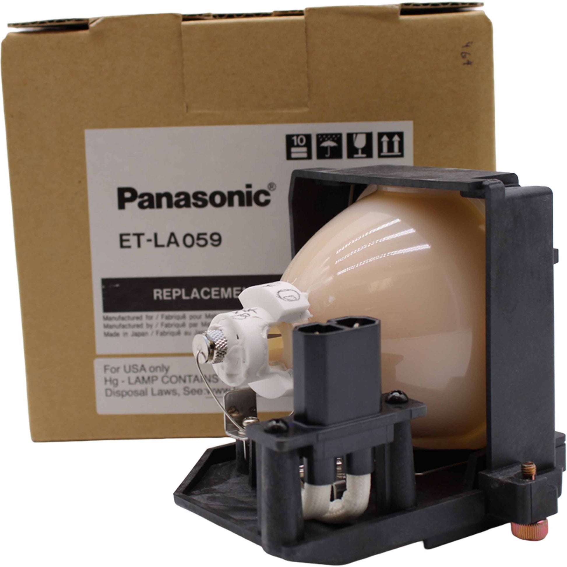Panasonic PT-L758U Replacement Projector Lamp With Original Bulb Inside