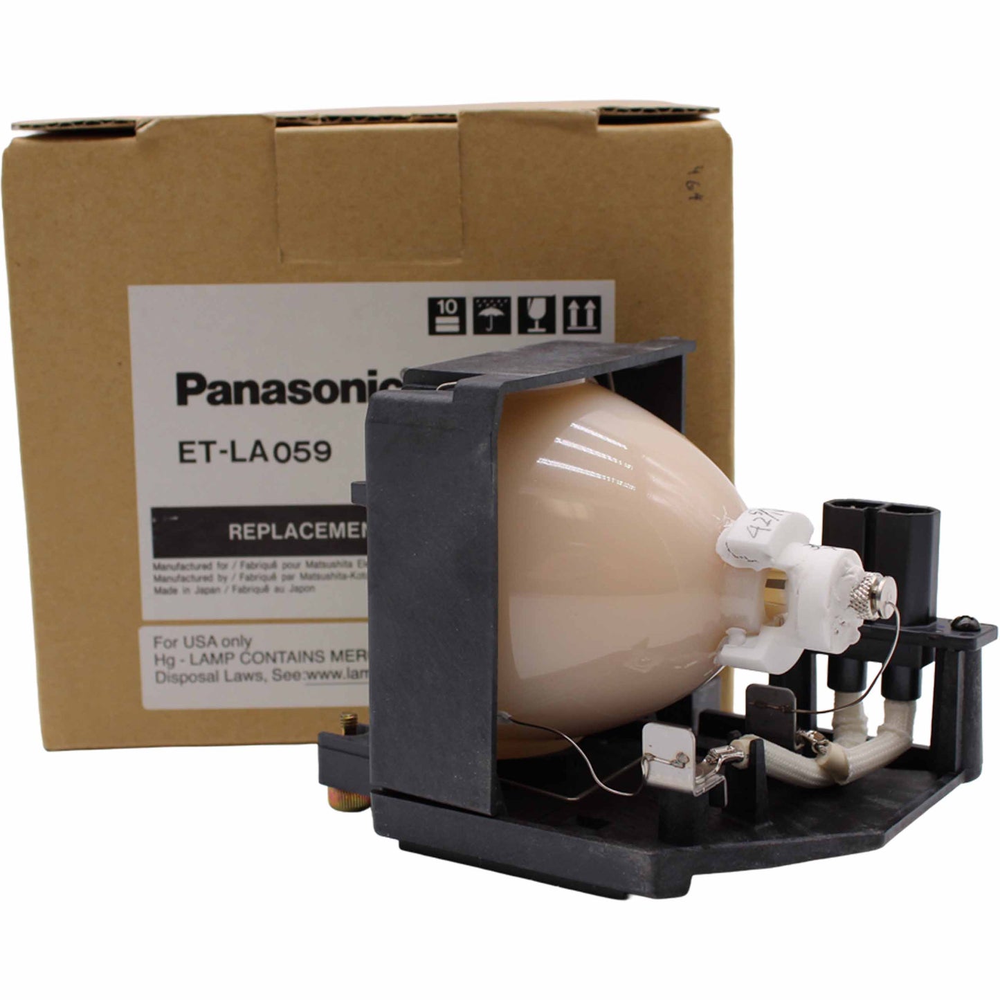 Panasonic PT-L759U Replacement Projector Lamp With Original Bulb Inside
