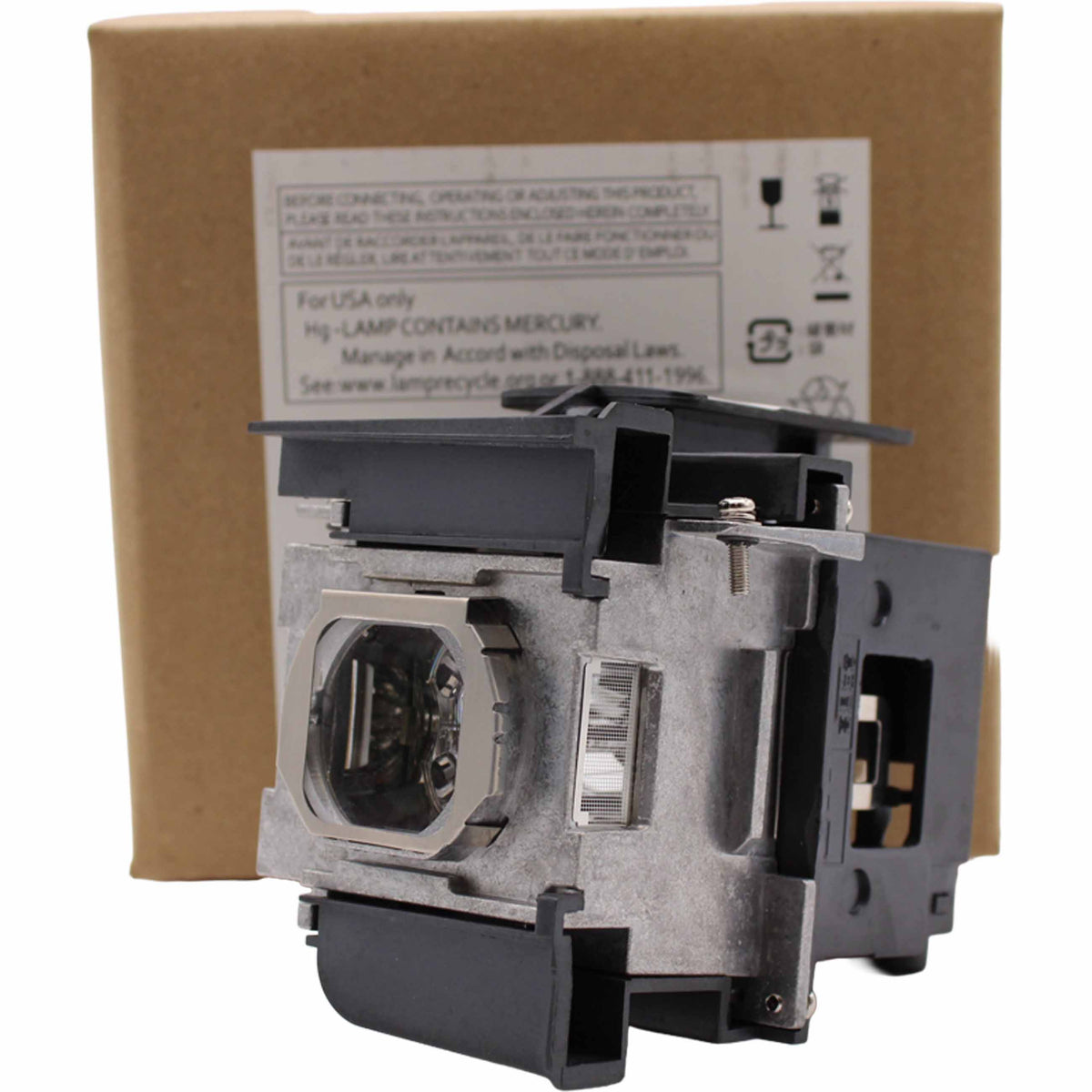 Panasonic PT-AH1000 Replacement Projector Lamp with Original Ushio Bulb and Housing - view 9