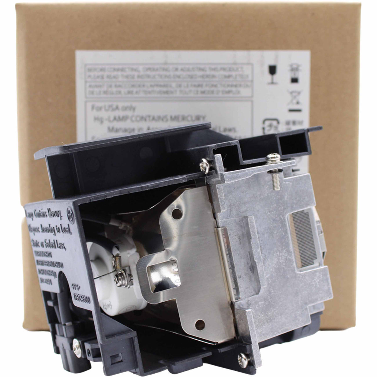 Panasonic PT-AR100U Replacement Projector Lamp with Original Ushio Bulb and Housing - view 8