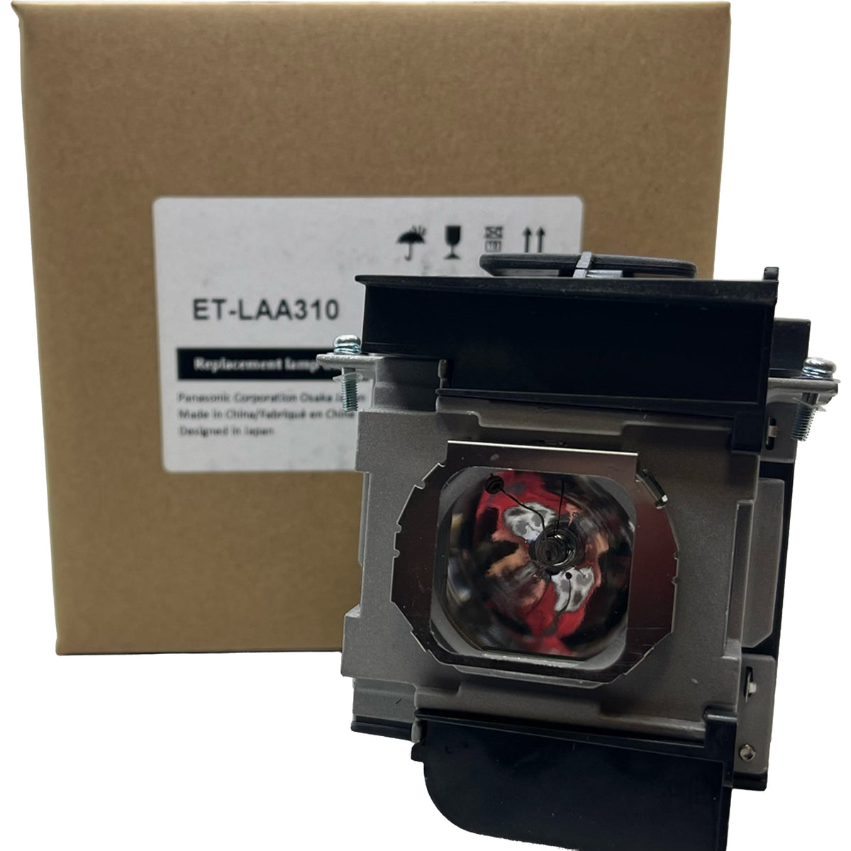 Panasonic PT-AE5000E Replacement Projector Lamp with Original Ushio Bulb and Housing - view 3