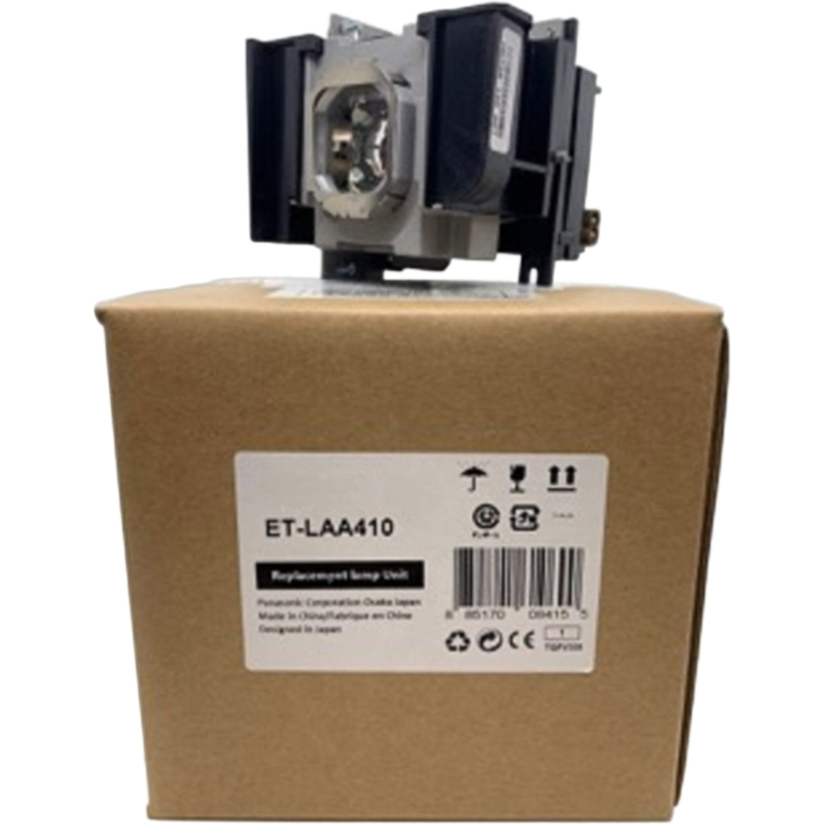 Panasonic ET-LAA410 Replacement Projector Lamp with Original Ushio Bulb and Housing - view 3