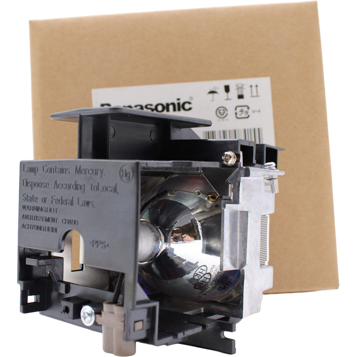 Panasonic PT-AE8000U Replacement Projector Lamp with Original Ushio Bulb and Housing - view 10